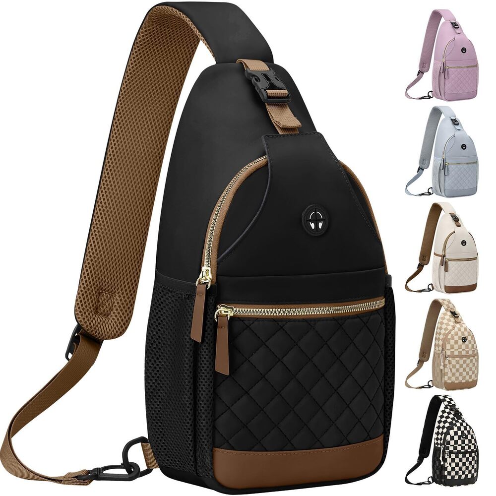 6739 Large Crossbody Purses Bags Travel, Chest Sling Bag Casual Cross Body